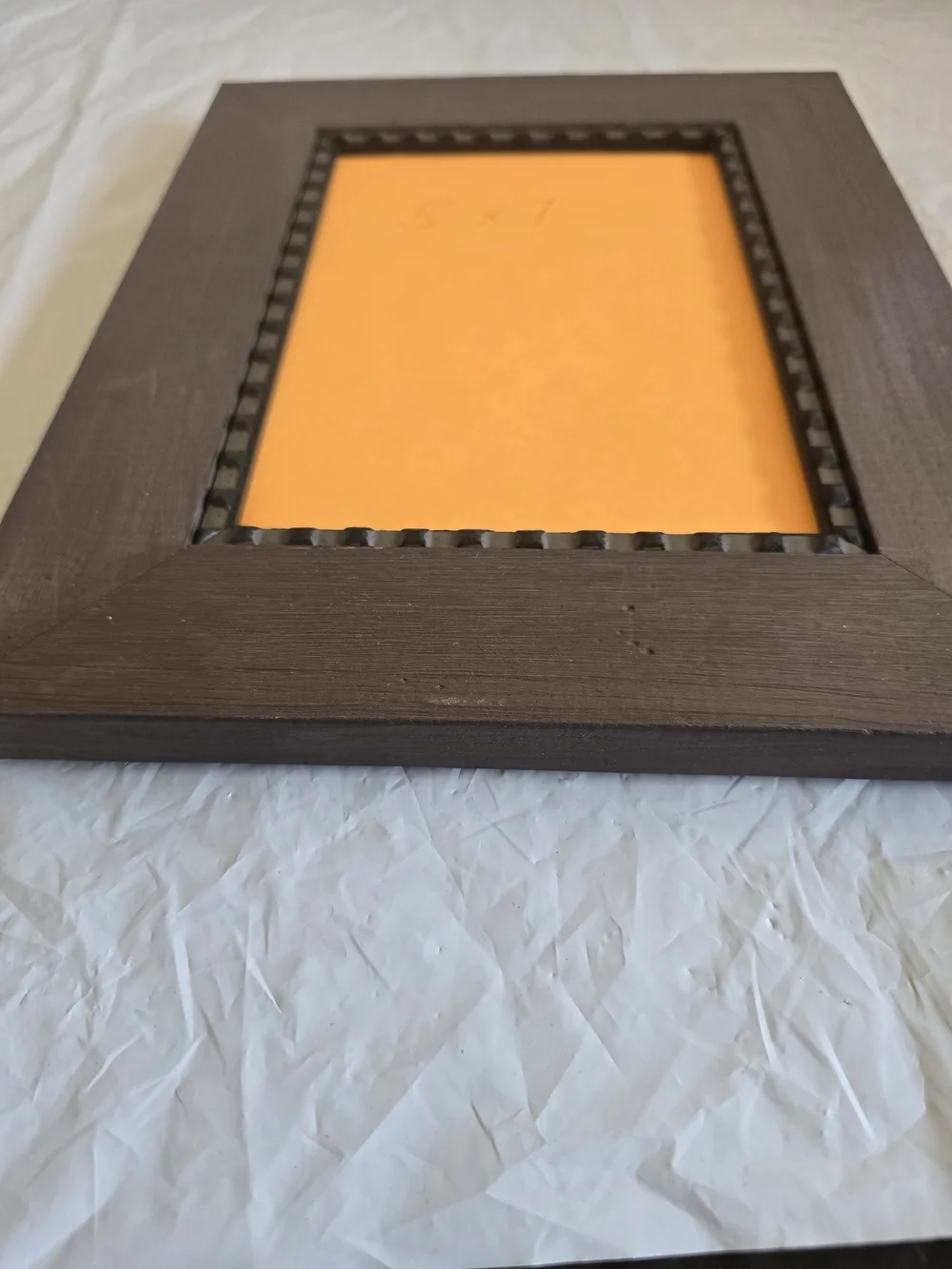 Classic Wooden Picture Frame - Dark Brown 5x7 Photo New Heavy Wood